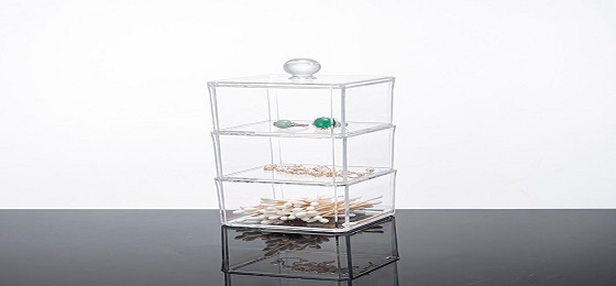 3 Stackable Drawer Hair Accessory Containers
