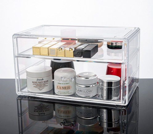 2 Drawer Makeup Organizer