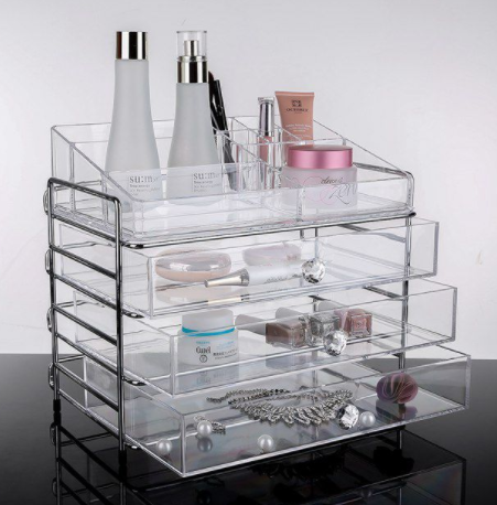 Spacious Cosmetic Makeup and Jewelry Organizer