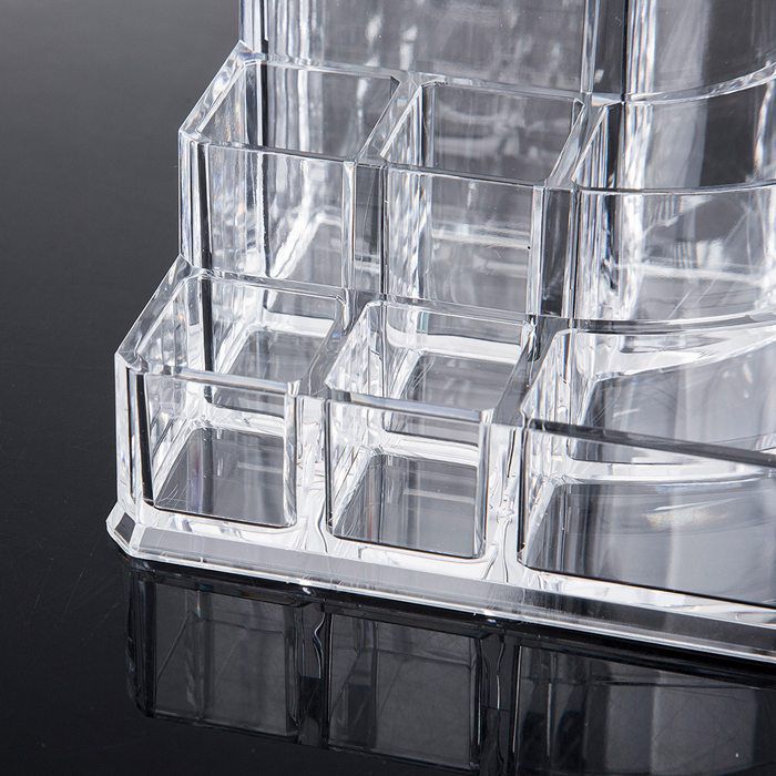 Basics Square Acrylic Cosmetic Organizer