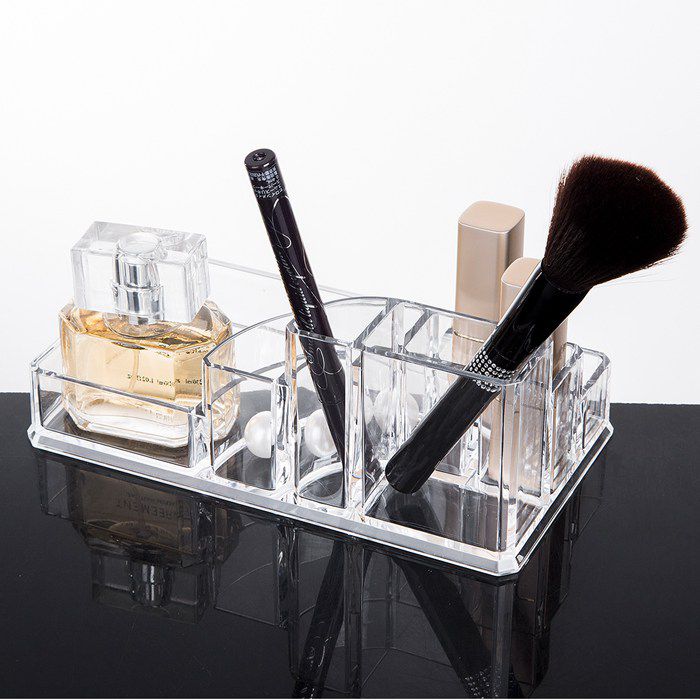 Basics Square Acrylic Cosmetic Organizer