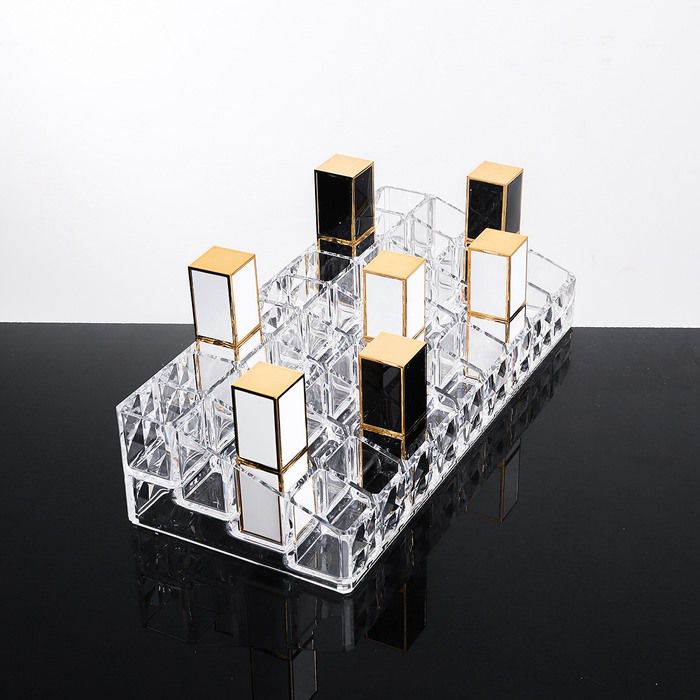 36-Slot Acrylic Lipstick Organizer