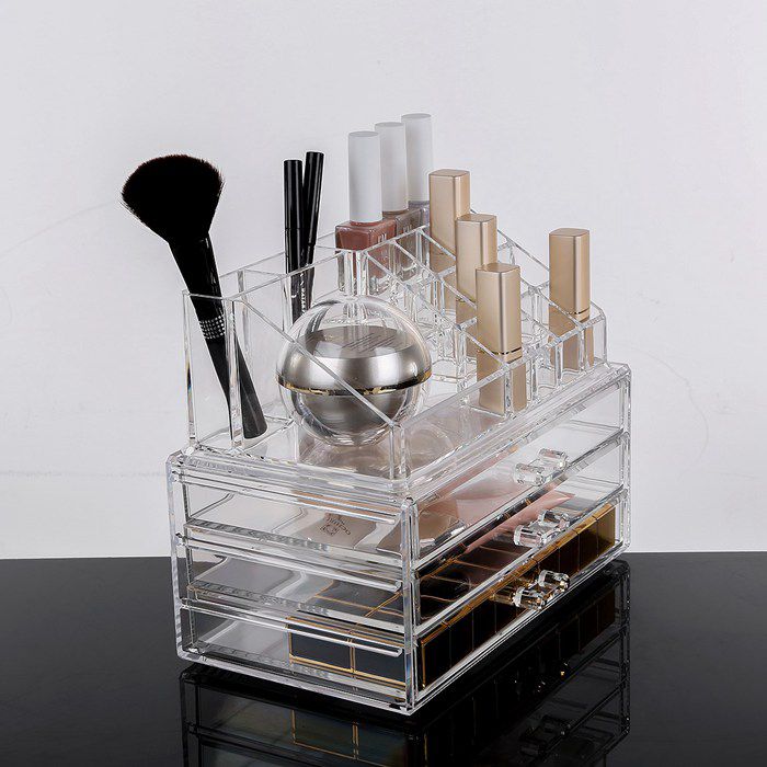 Xinyutai Design Acrylic Countertop Jewelry Cosmetic Storage Display Case