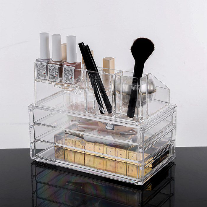 Xinyutai Design Acrylic Countertop Jewelry Cosmetic Storage Display Case