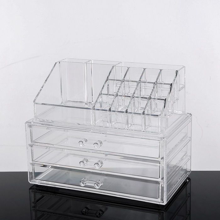 Xinyutai Design Acrylic Countertop Jewelry Cosmetic Storage Display Case