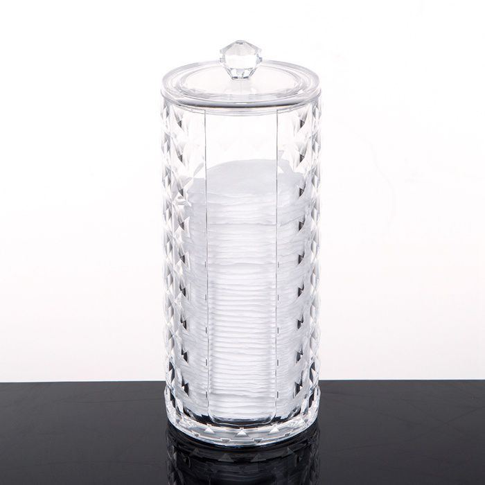 Round Cotton Pad Dispenser Container