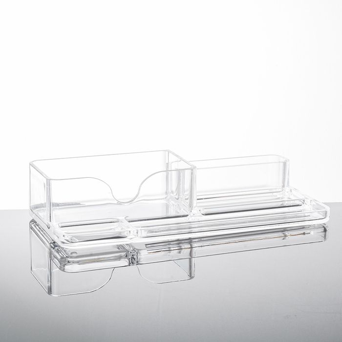 Acrylic Business Card Holder for Desk Clear Business Card Organizer