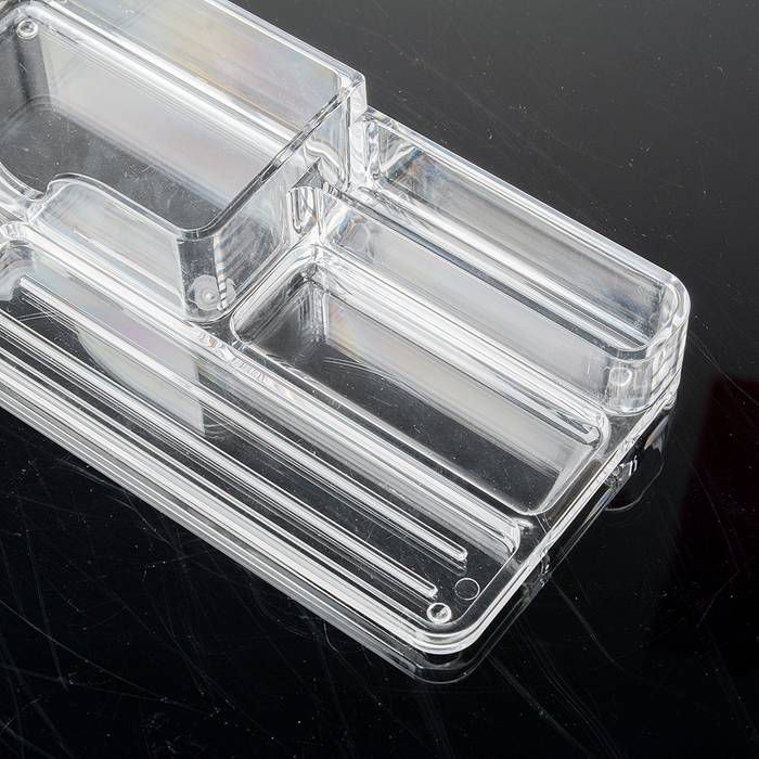 Acrylic Business Card Holder for Desk Clear Business Card Organizer