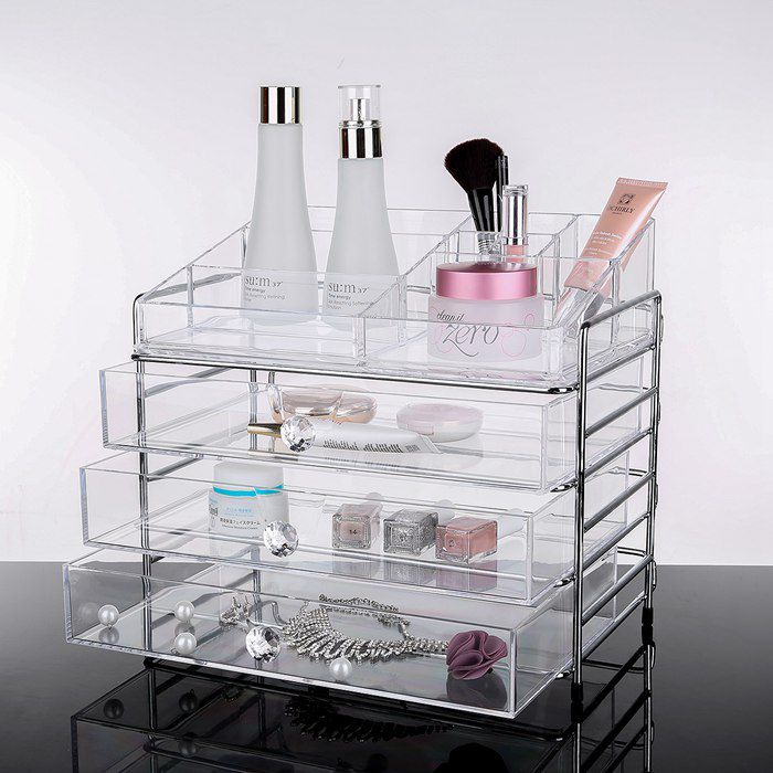 Spacious Cosmetic Makeup and Jewelry Organizer