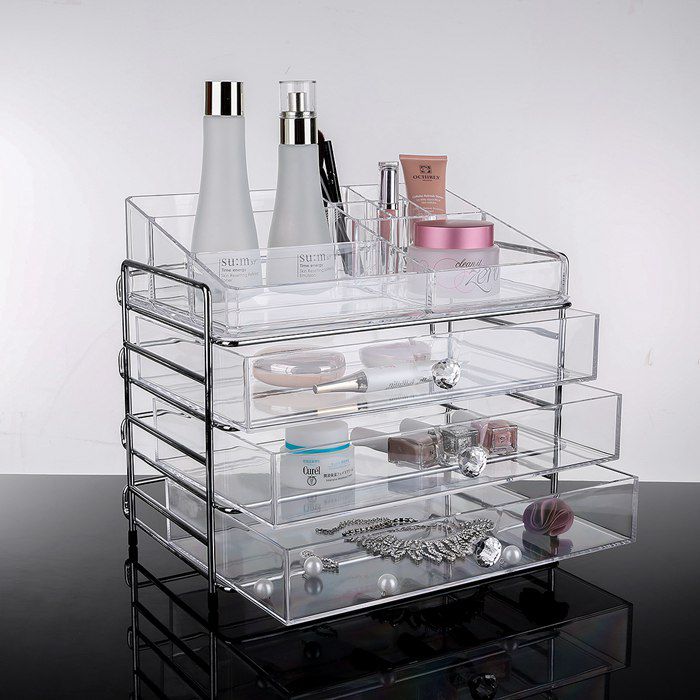 Spacious Cosmetic Makeup and Jewelry Organizer