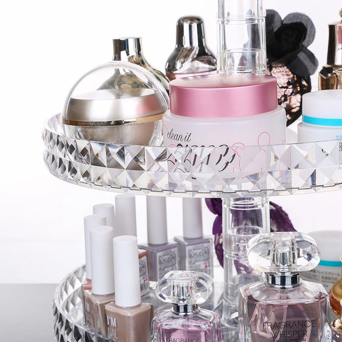 360-Degree Rotating Makeup Organizer