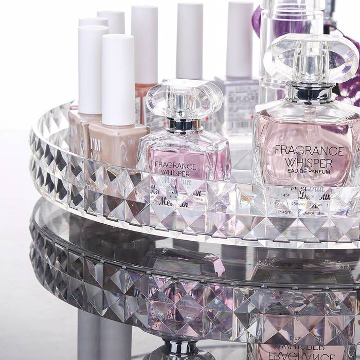 360-Degree Rotating Makeup Organizer