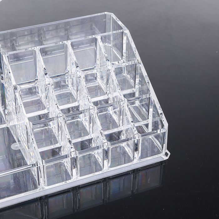 Acrylic Cosmetic Storage Display Organizer with Mirror