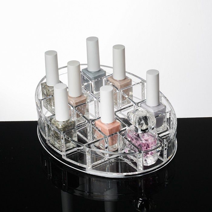 18 Grids Acrylic Nail Polish Rack