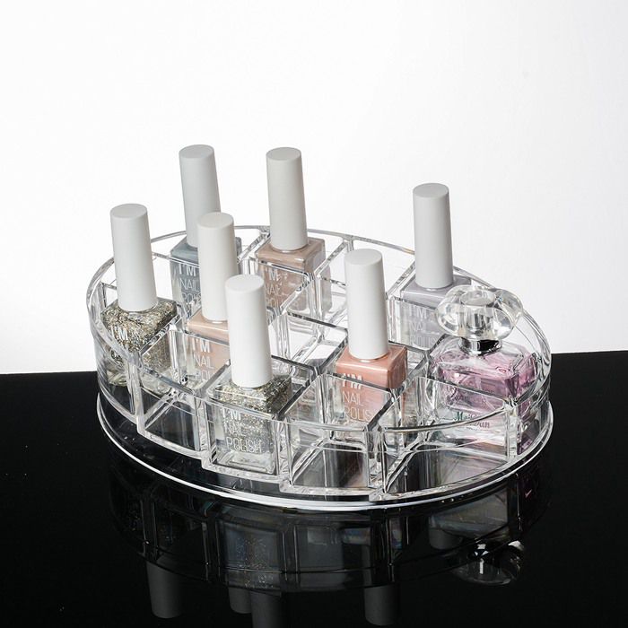 18 Grids Acrylic Nail Polish Rack