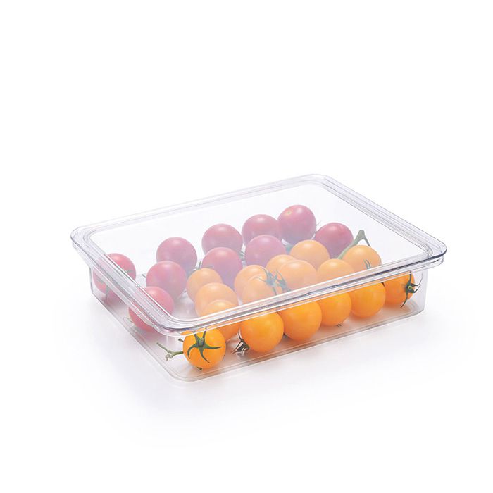 Refrigerator Organizer Bins with Lids, Clear Bins, Kitchen Storage Bins for Pantry, Cabinet, Fridge/Freezer, BPA Free