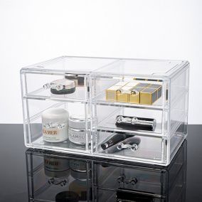 5 Drawer Acrylic Jewelry Makeup Organizer